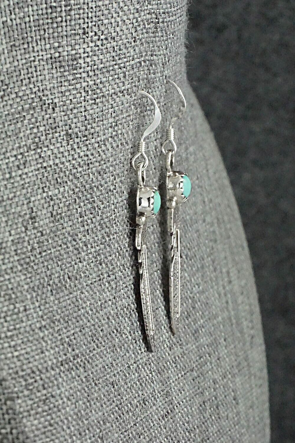 Turquoise & Sterling Silver Earrings - Sharon McCarthy