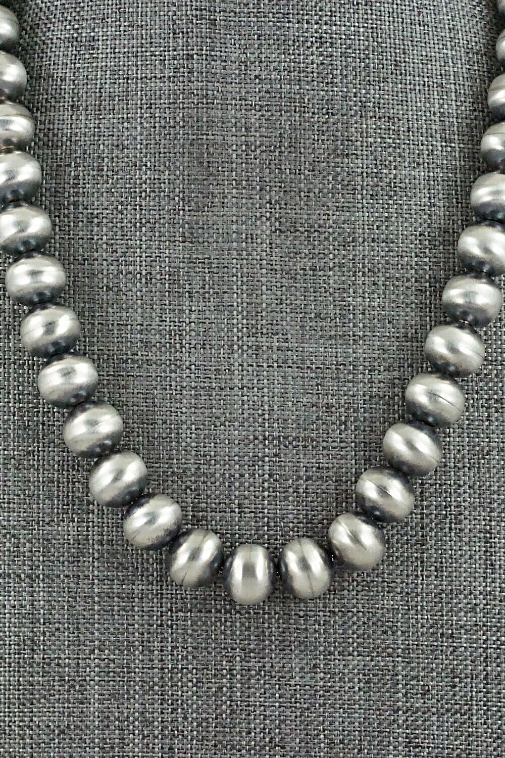 Sterling Silver Navajo Pearl Necklace - Jan Mariano