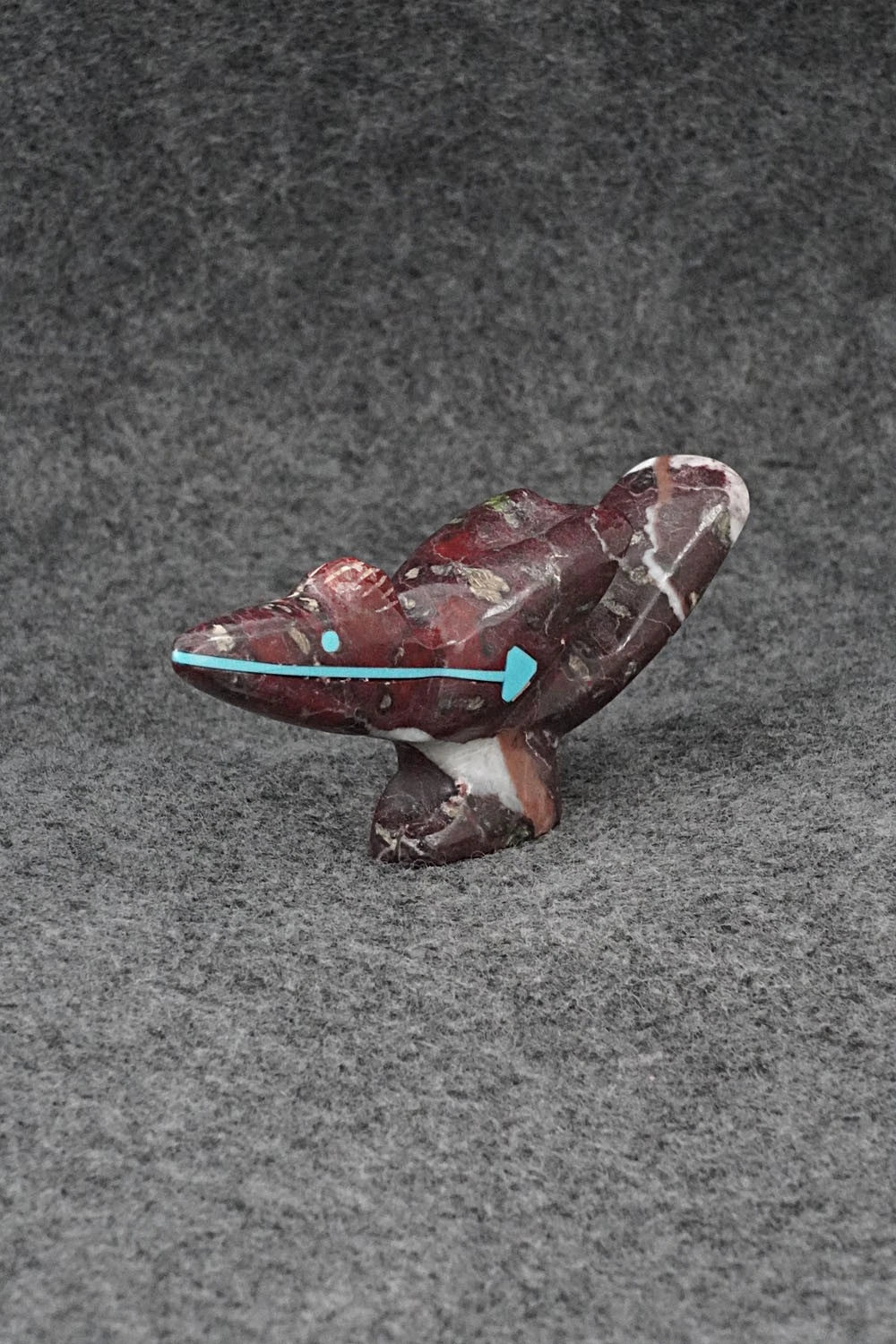 Roadrunner Zuni Fetish Carving - Kenric Laiwakete