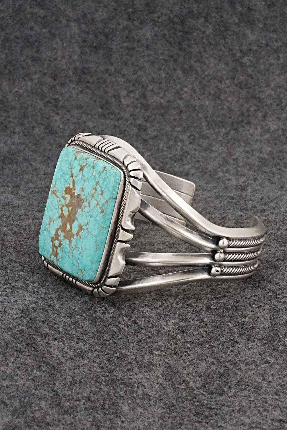 Turquoise & Sterling Silver Bracelet - Mark Yazzie