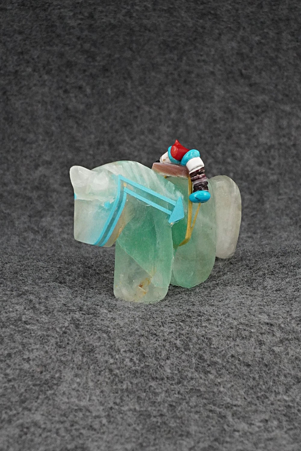 Horse Zuni Fetish Carving - Rodney Laiwakete