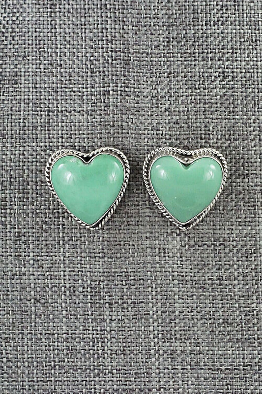 Turquoise and Sterling Silver Earrings - Sharon McCarthy