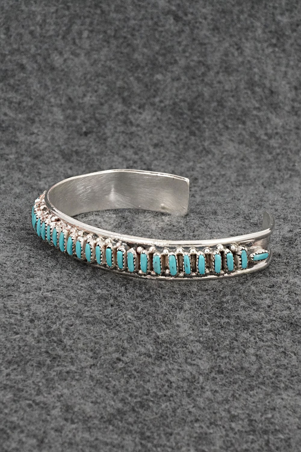 Turquoise & Sterling Silver Bracelet - Aurelia Hughte