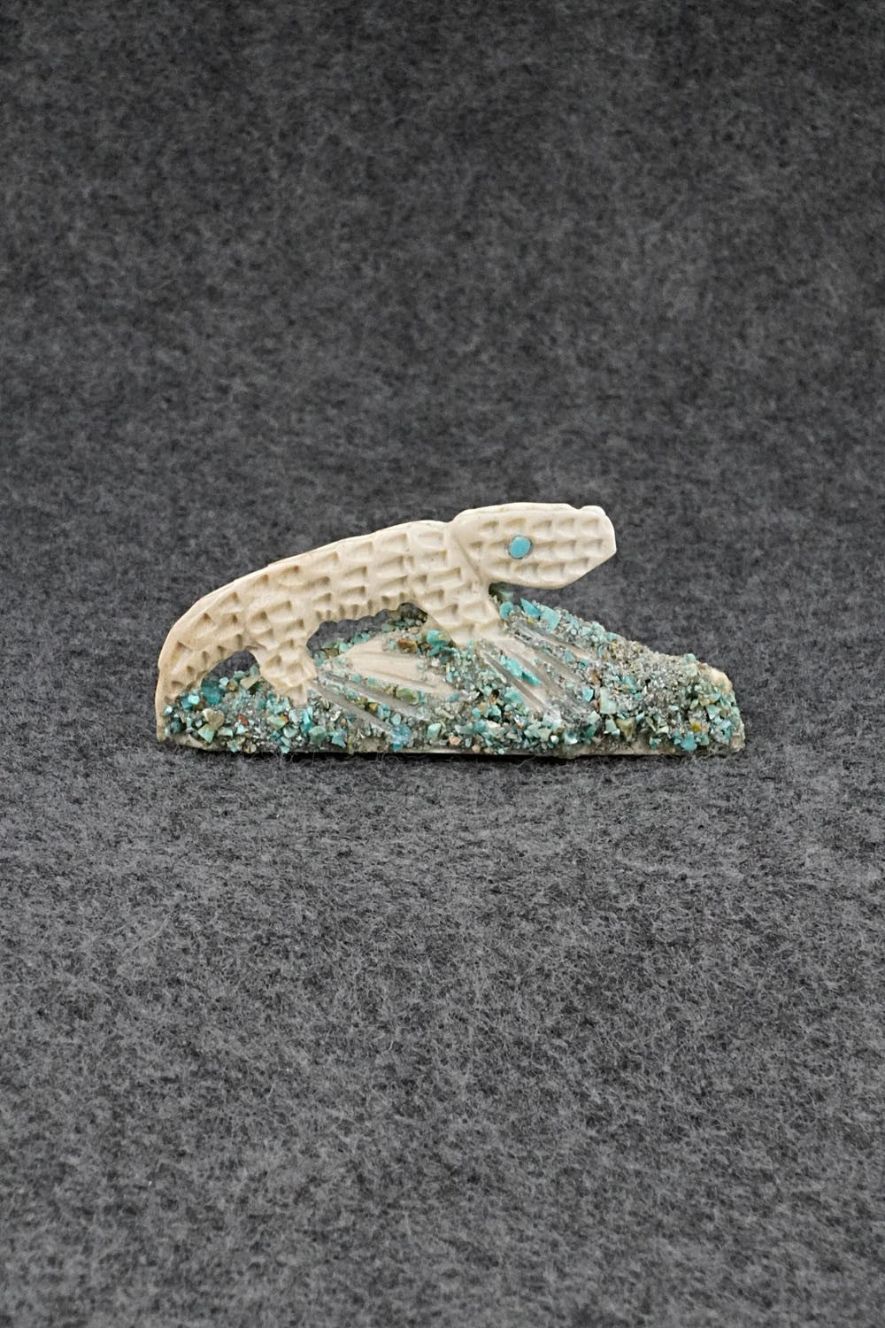 Lizard Zuni Fetish Carving - Jensen Charlie