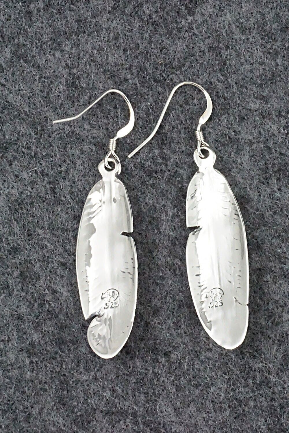 Onyx & Sterling Silver Earrings - Genevieve Francisco