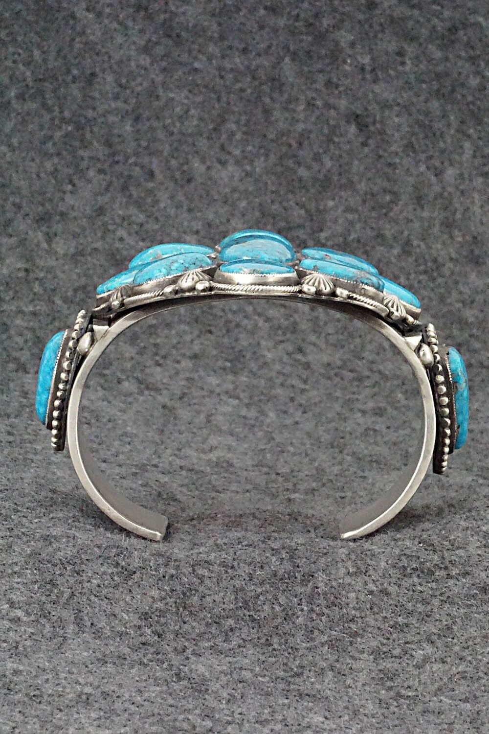 Turquoise and Sterling Silver Bracelet - Calvin Martinez