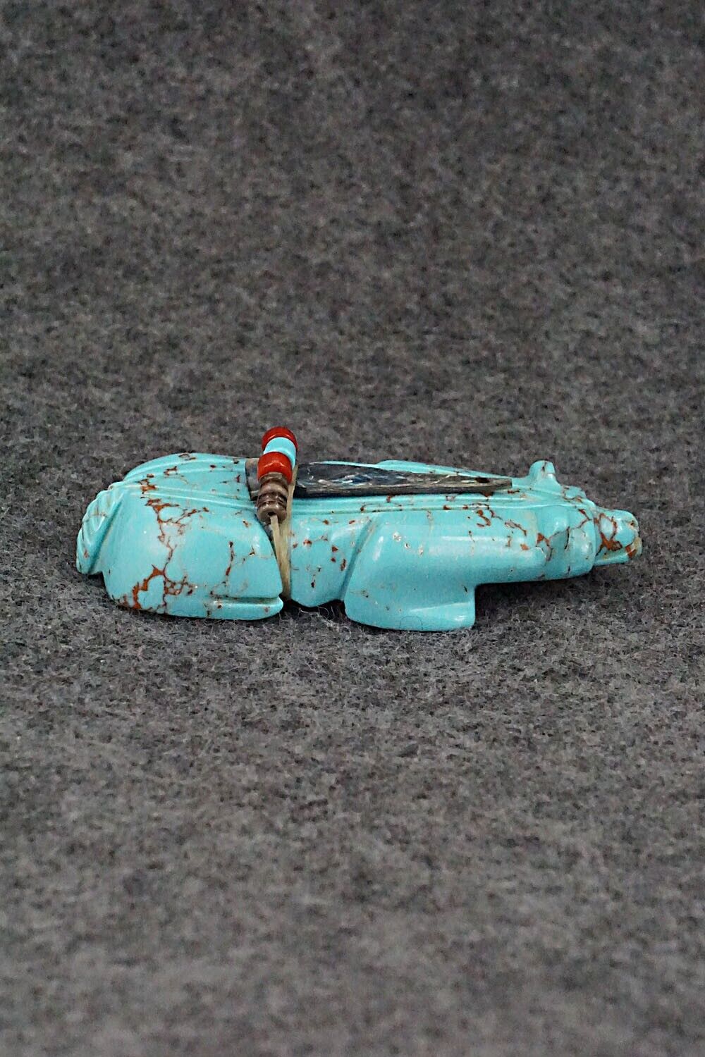 Badger Zuni Fetish Carving - Alex Tsethlikai