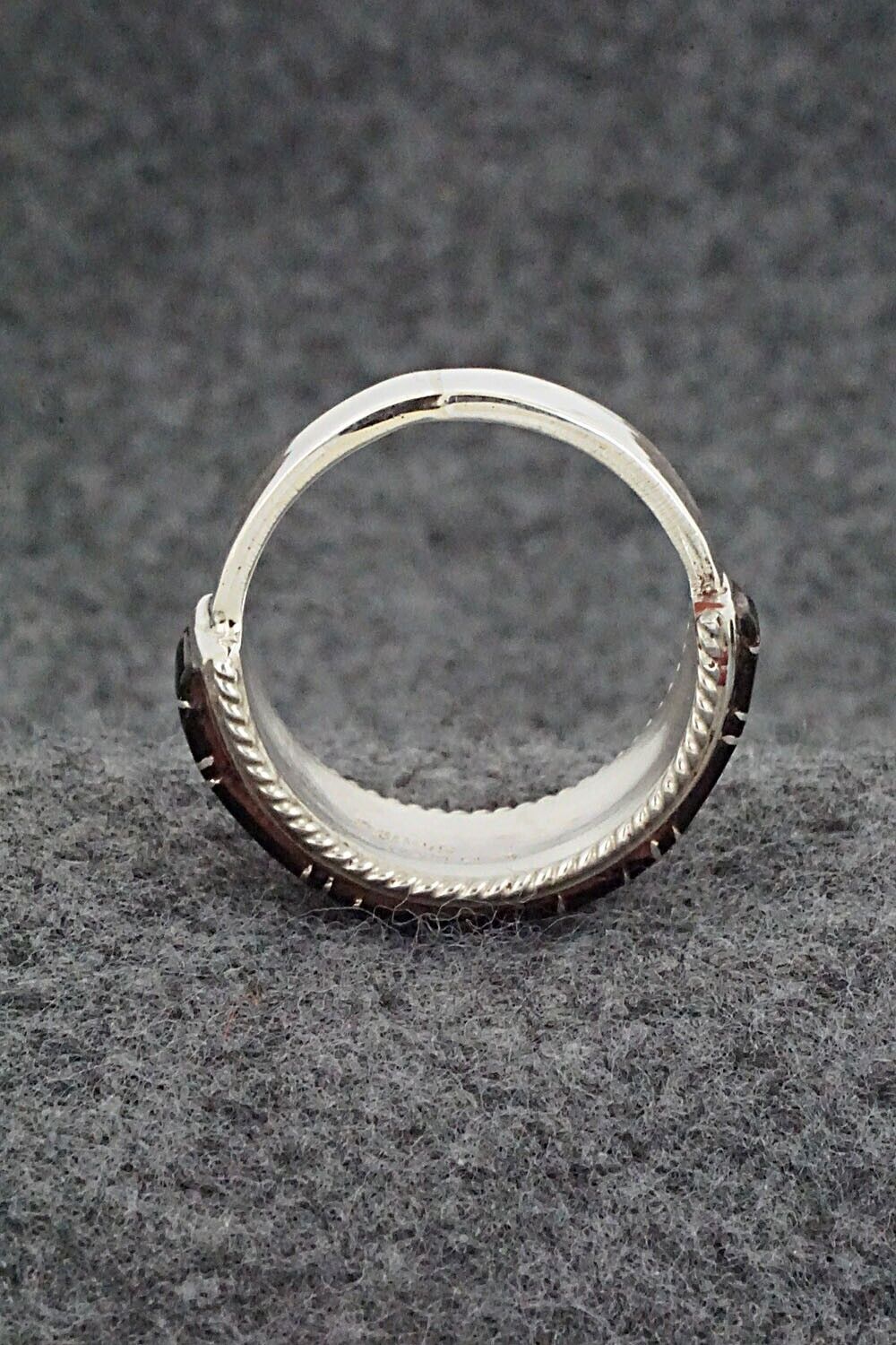 Onyx & Sterling Silver Ring - Deirdre Luna Panteah - Size 11.5
