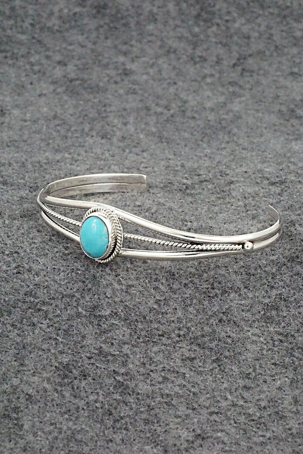 Turquoise & Sterling Silver Bracelet - Alice Rose Saunders