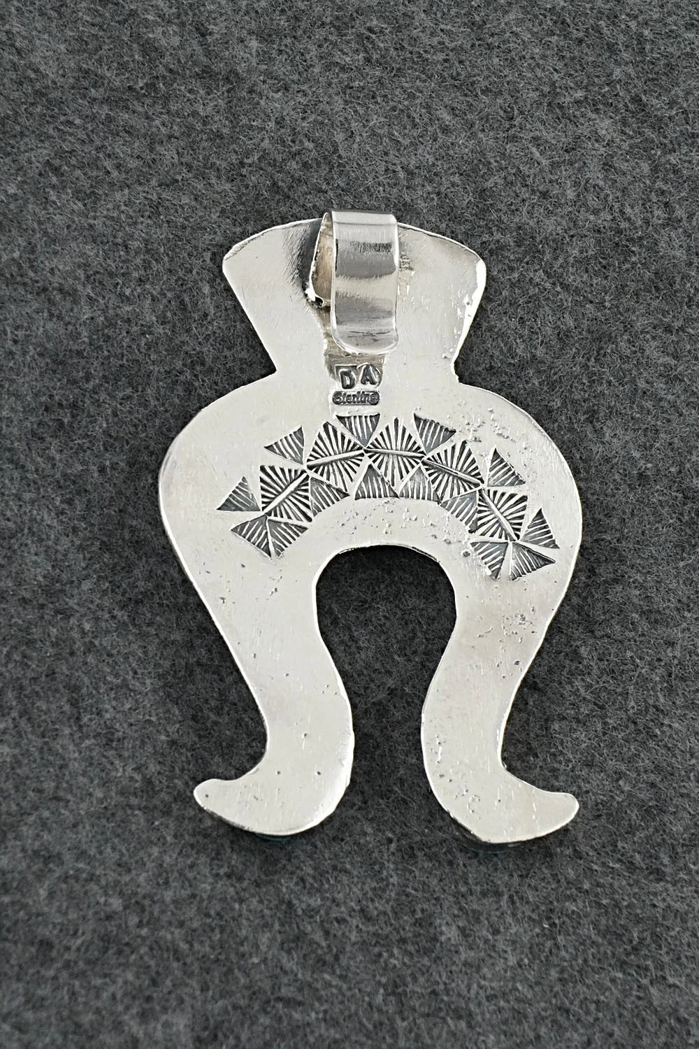 Turquoise & Sterling Silver Pendant - Delbert Arviso