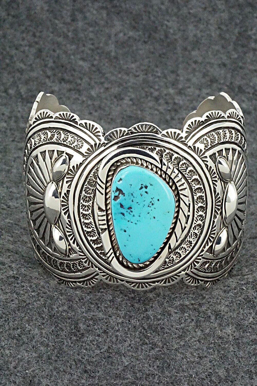 Turquoise & Sterling Silver Bracelet - Rita Lee