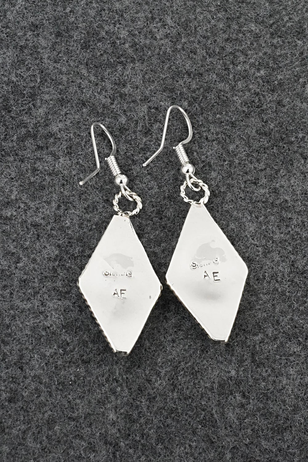 Turquoise & Sterling Silver Earrings - Andrew Enrico