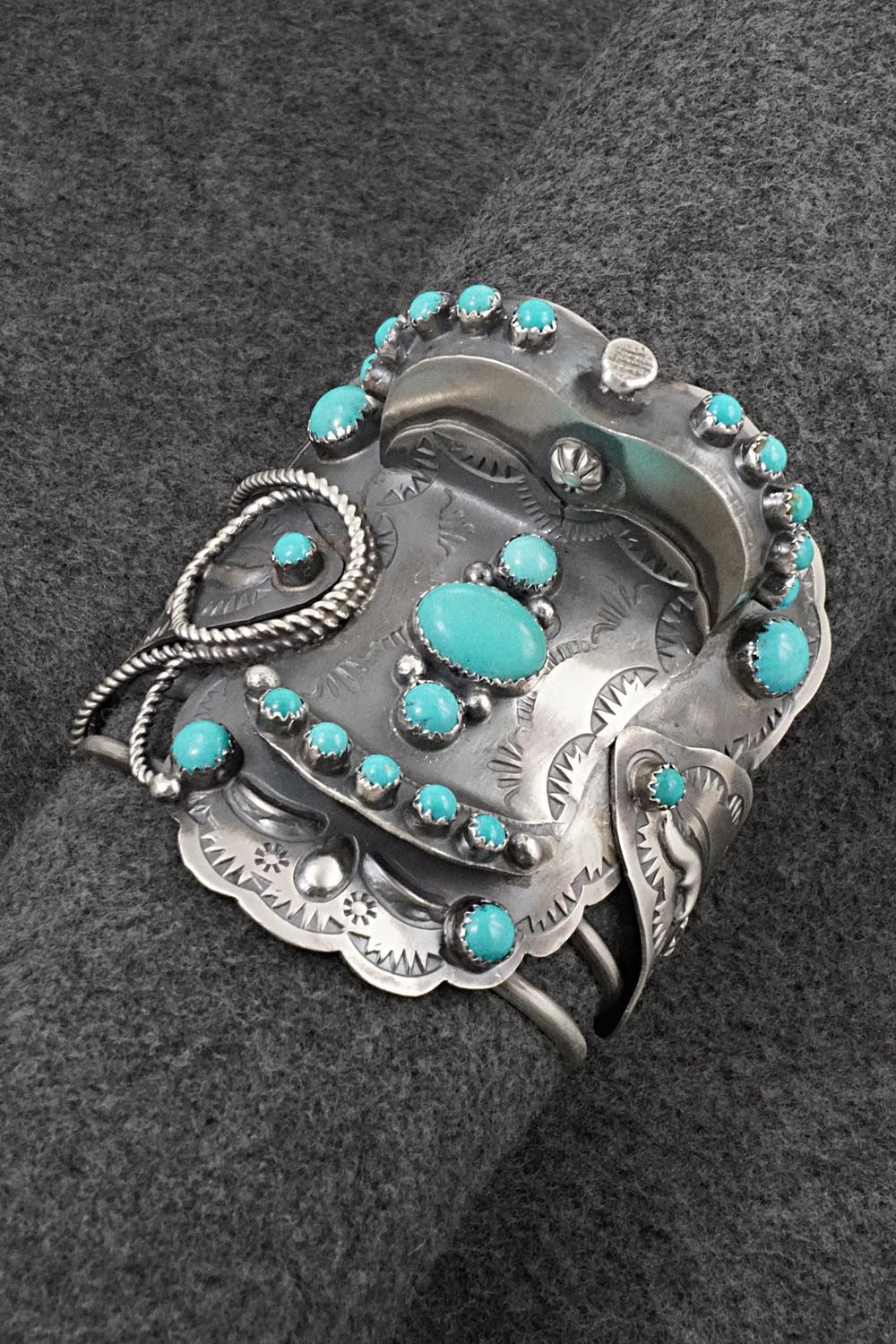 Turquoise & Sterling Silver Bracelet - Tim Yazzie