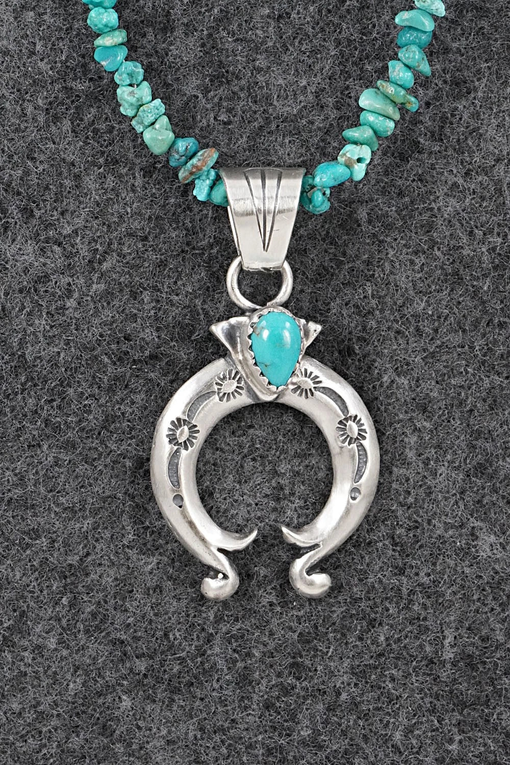 Turquoise & Sterling Silver Necklace - Sharon McCarthy