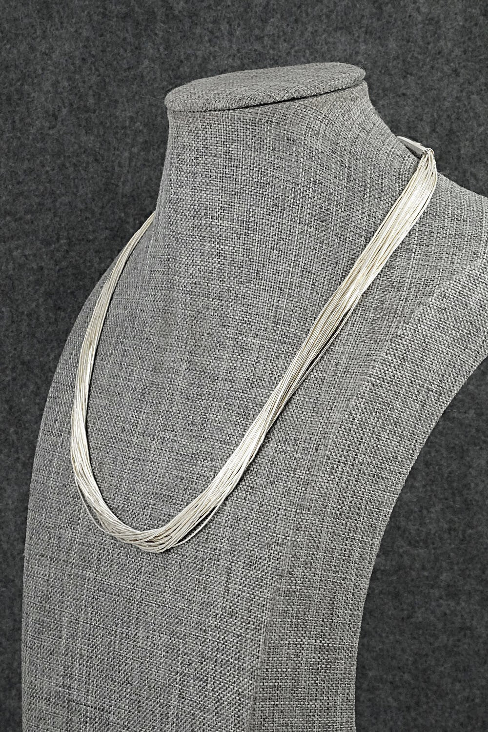 Liquid Silver Necklace - Sterling Silver 18"