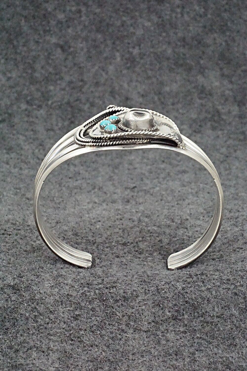 Turquoise & Sterling Silver Bracelet - Bobby Platero