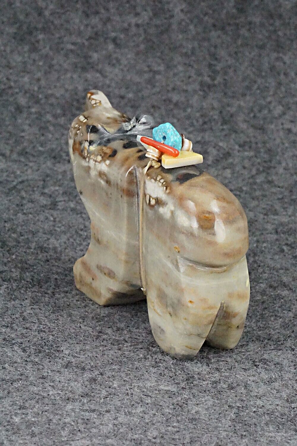 Bear Zuni Fetish Carving - Stewart Alanzo