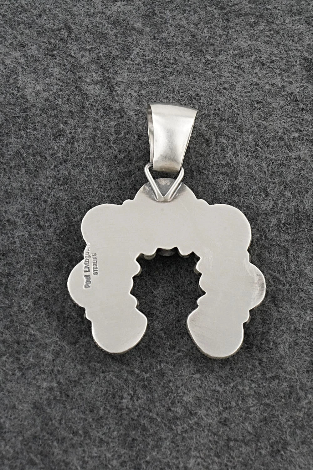 Turquoise & Sterling Silver Pendant - Paul Livingston