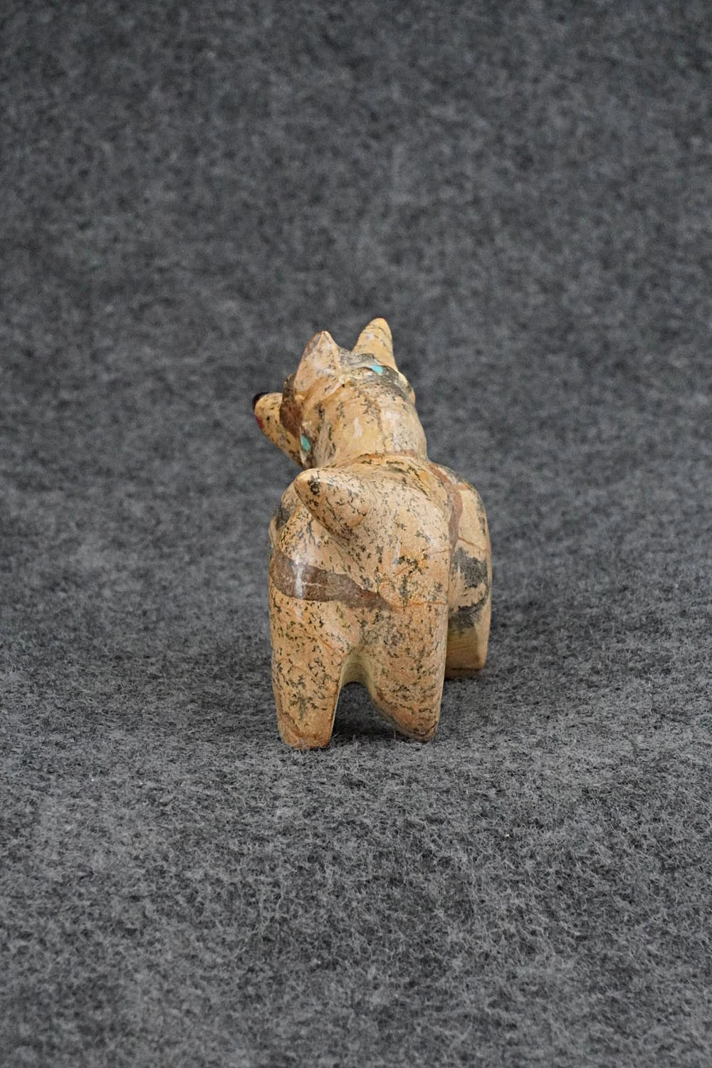 Dog Zuni Fetish Carving - Freddie Leekya