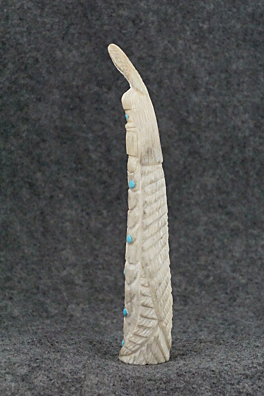 Corn Maiden Zuni Fetish Carving - Garrick Weeka