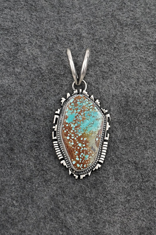 Turquoise & Sterling Silver Pendant - Randy Billy
