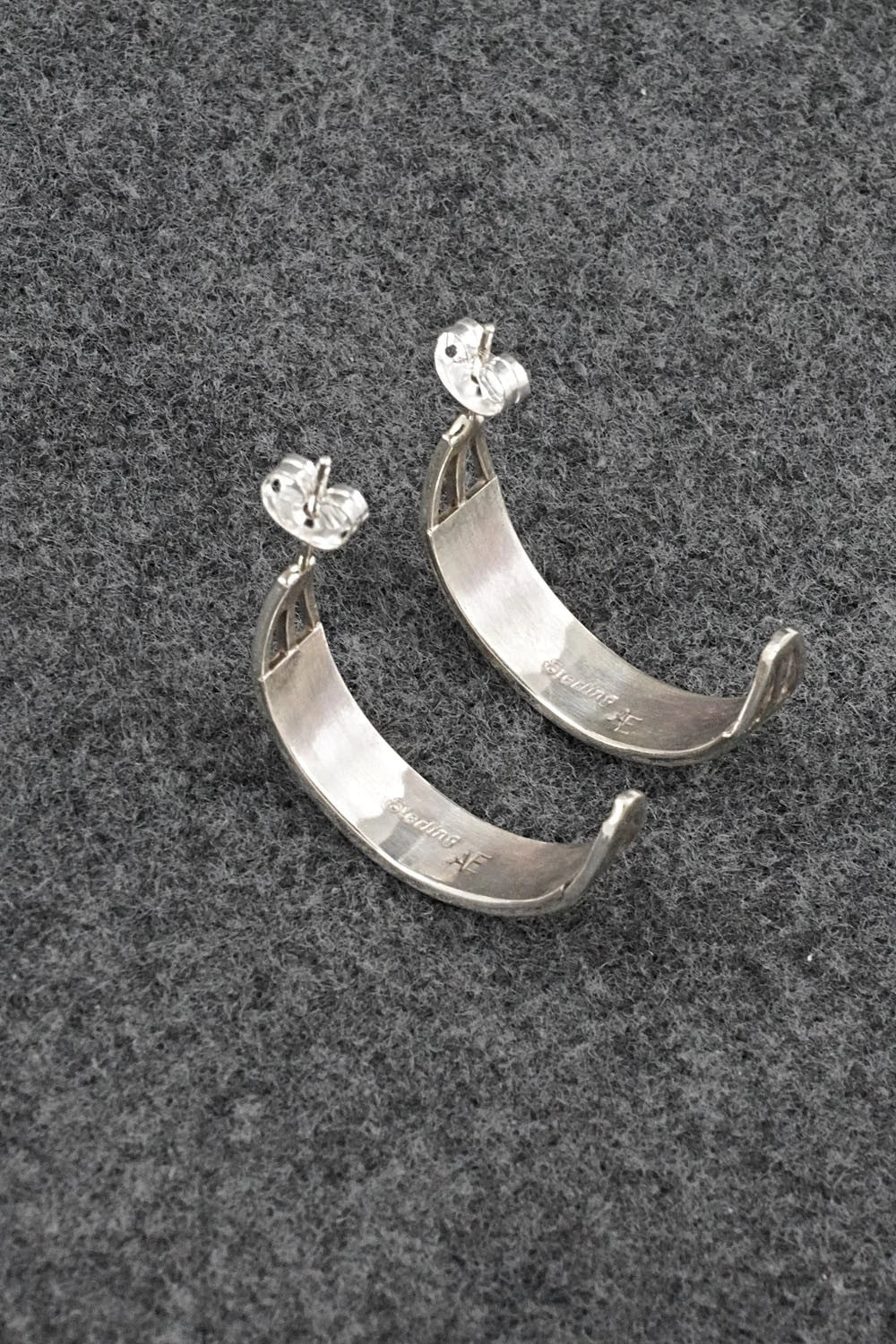 Turquoise & Sterling Silver Earrings - Andrew Enrico