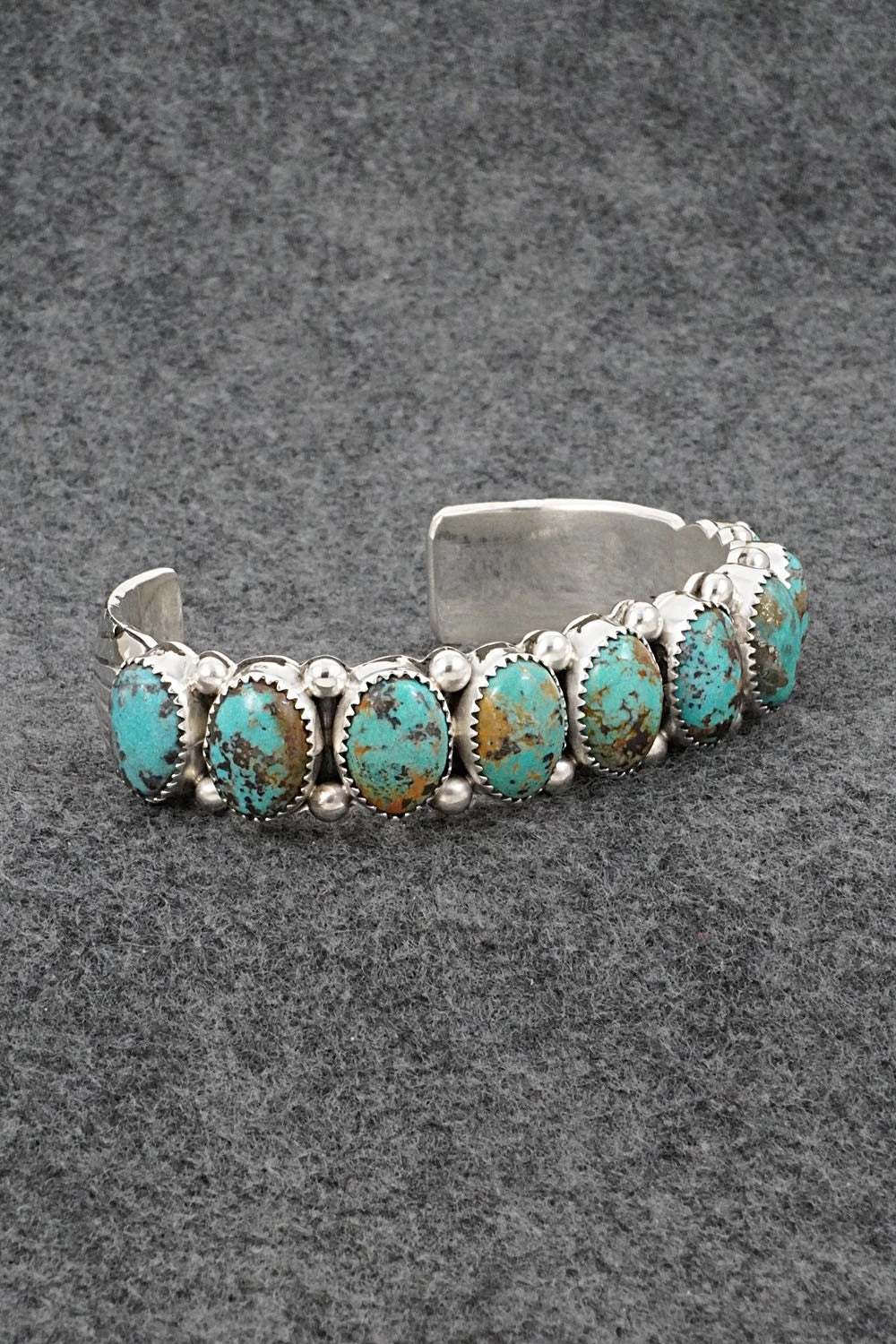 Turquoise & Sterling Silver Bracelet - Martin Muskett