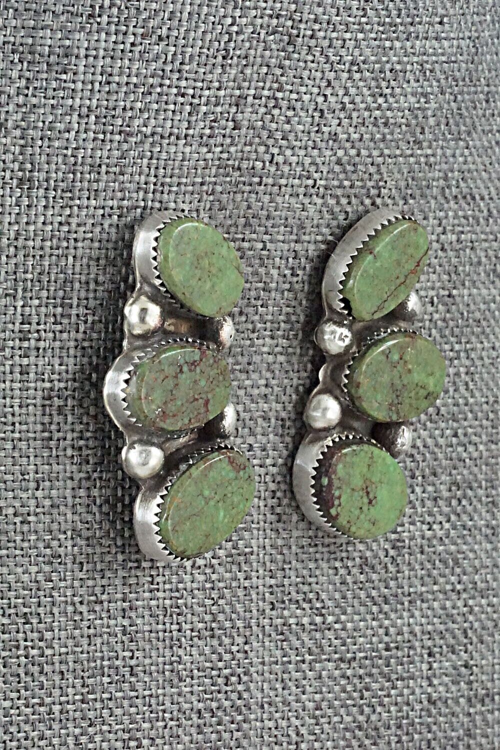 Turquoise & Sterling Silver Earrings - Selina Warner