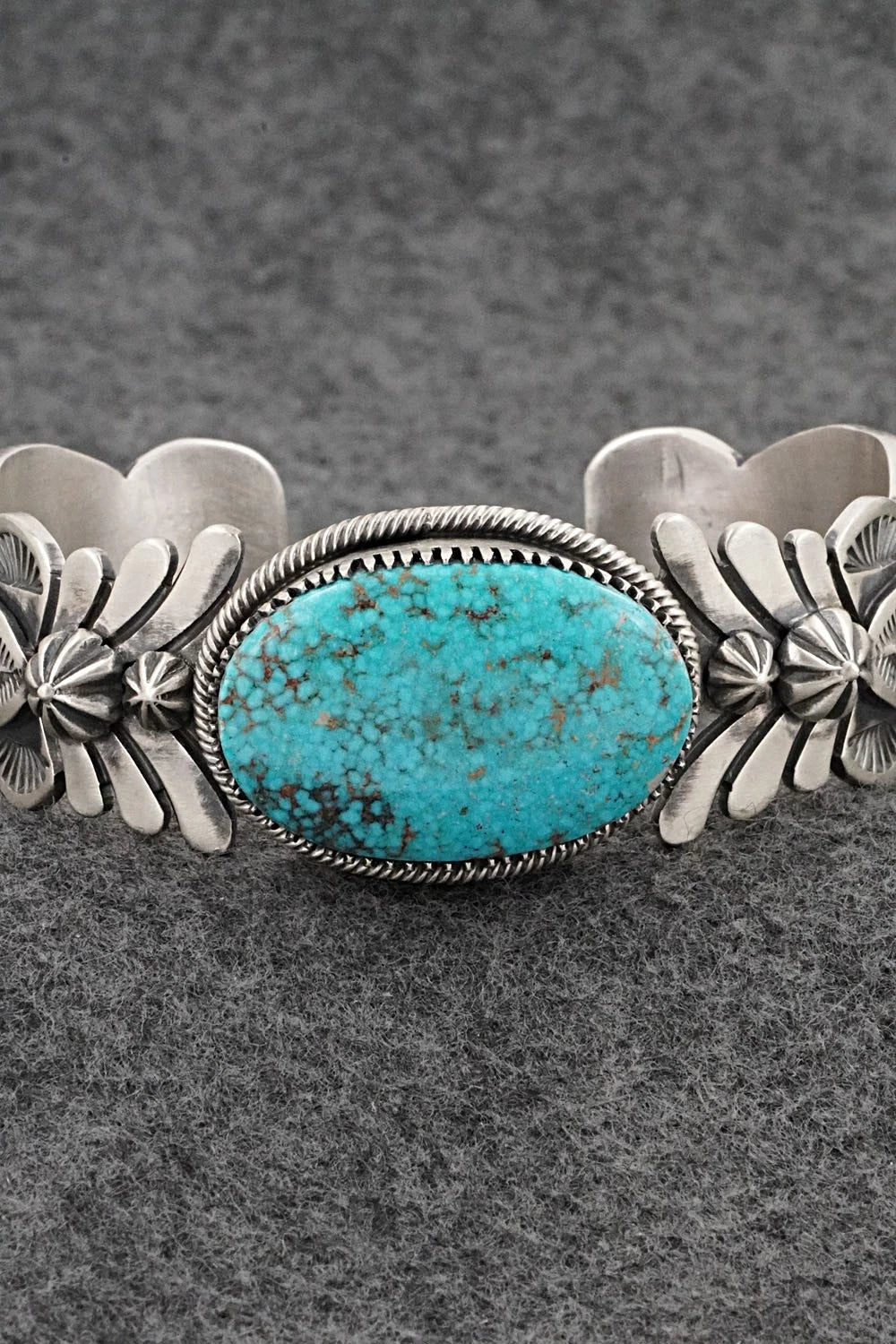 Turquoise & Sterling Silver Bracelet - Mark Yazzie