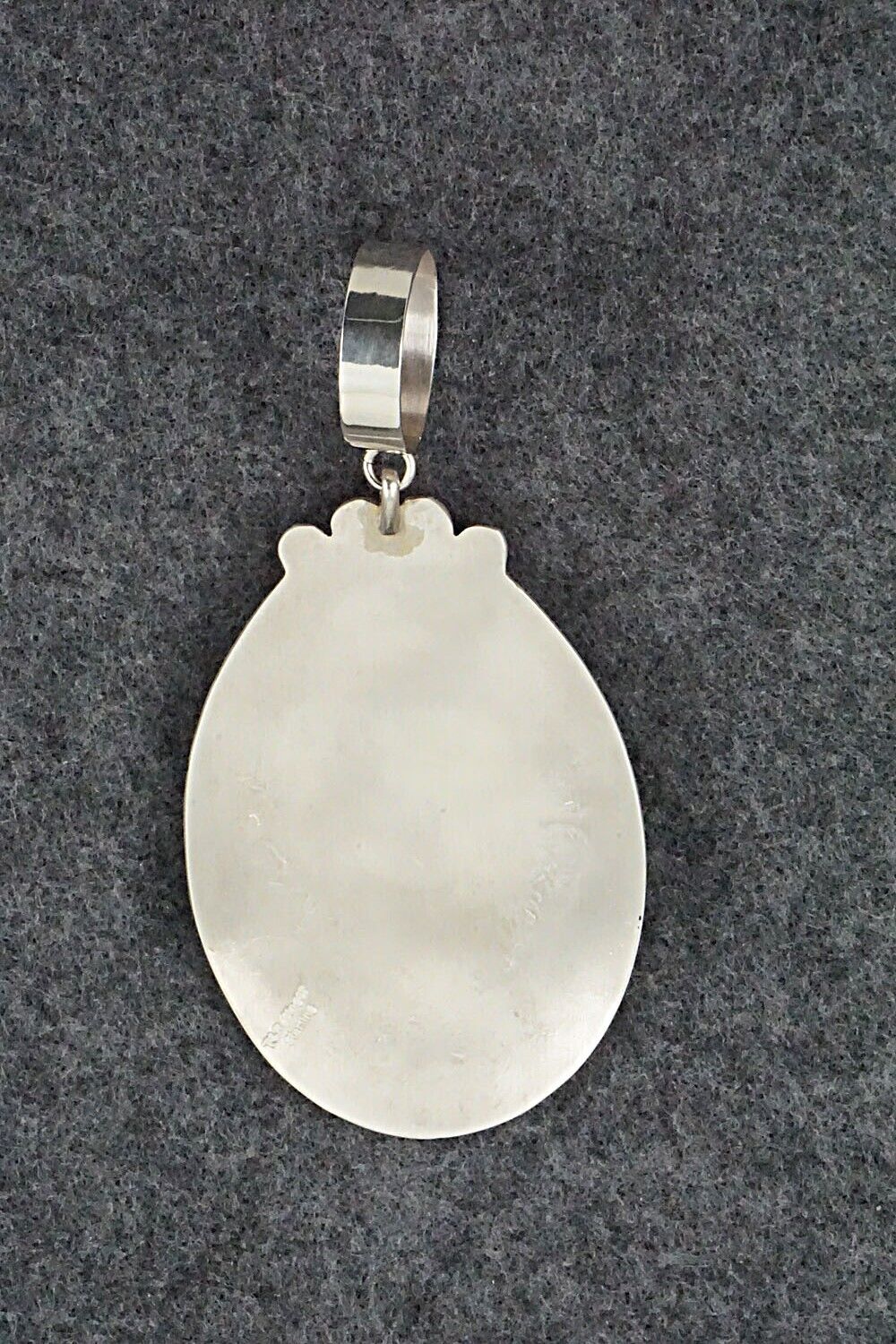 Turquoise & Sterling Silver Pendant - Rosita Singer