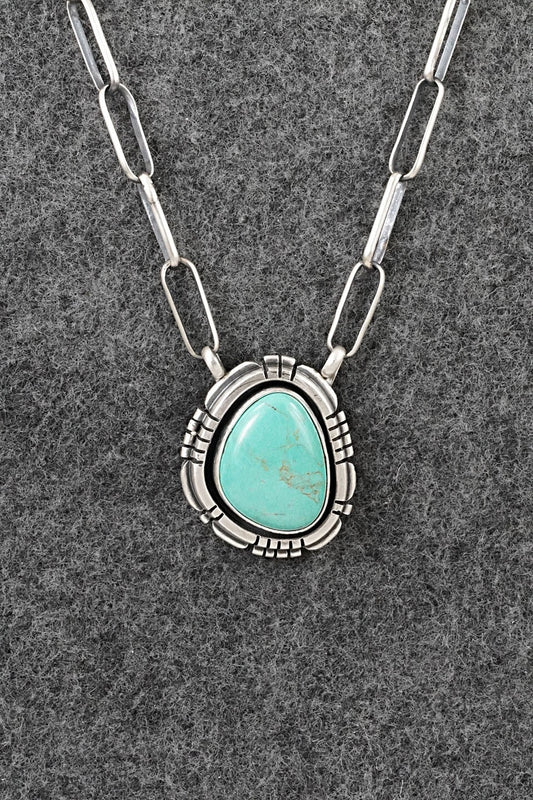 Turquoise & Sterling Silver Necklace - Daniel Benally