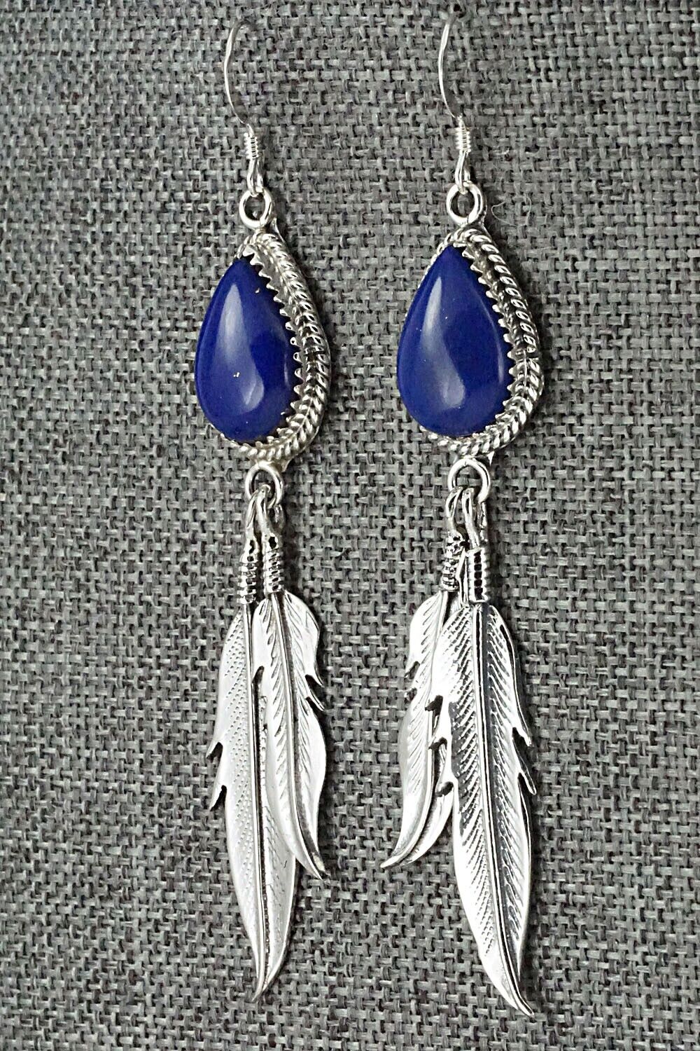 Lapis & Sterling Silver Earrings - Harris Largo