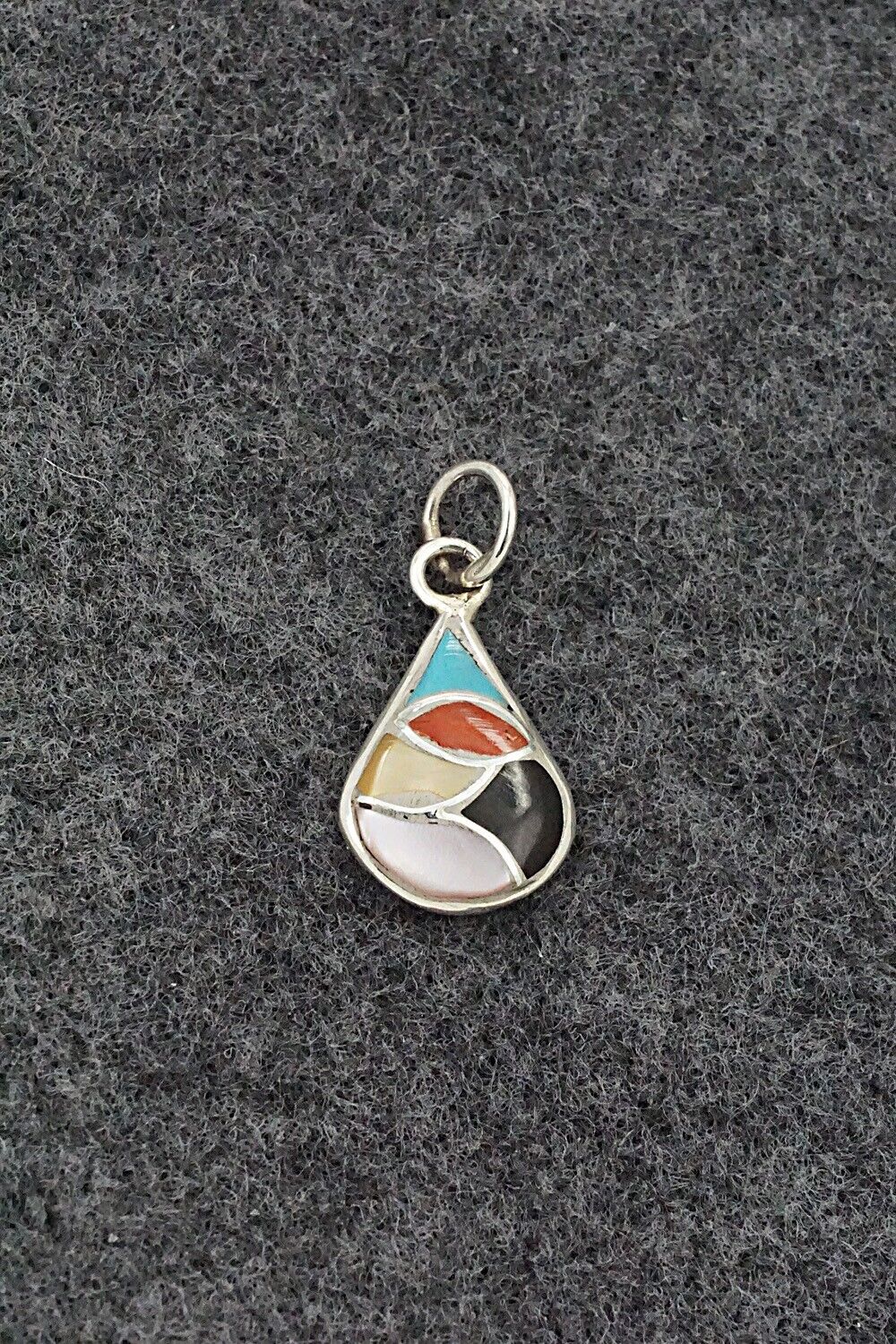 Multi-Stone & Sterling Silver Pendant - Orena Leekya