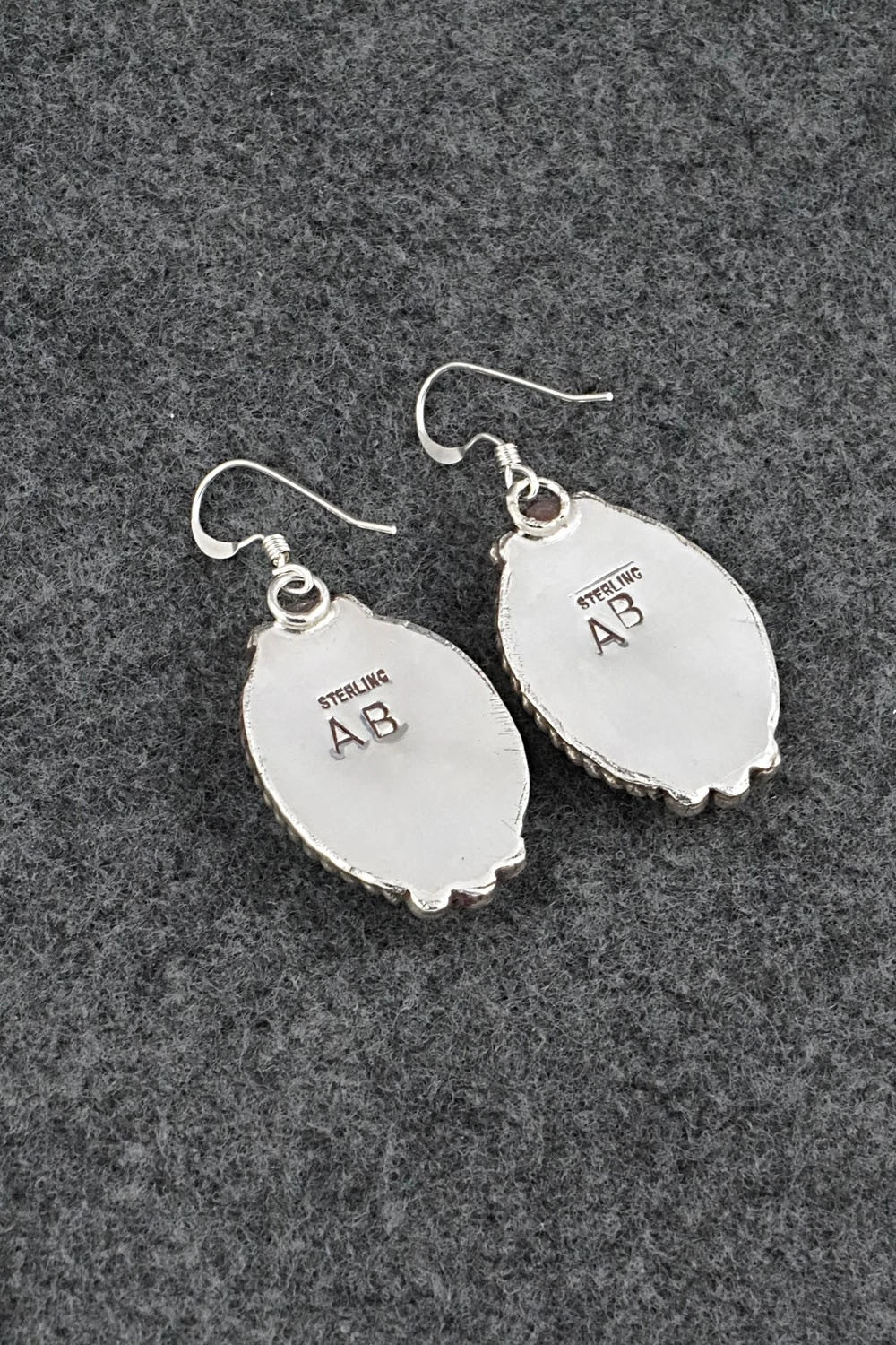 Turquoise & Sterling Silver Earrings - Antwone Brown