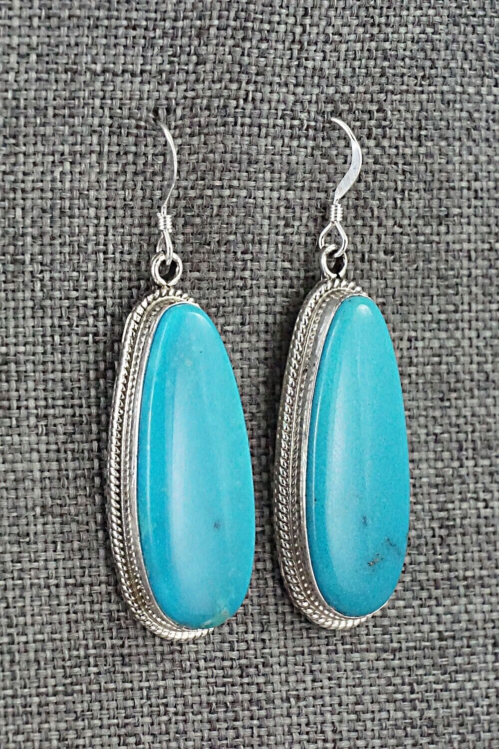 Turquoise and Sterling Silver Earrings - Sharon McCarthy