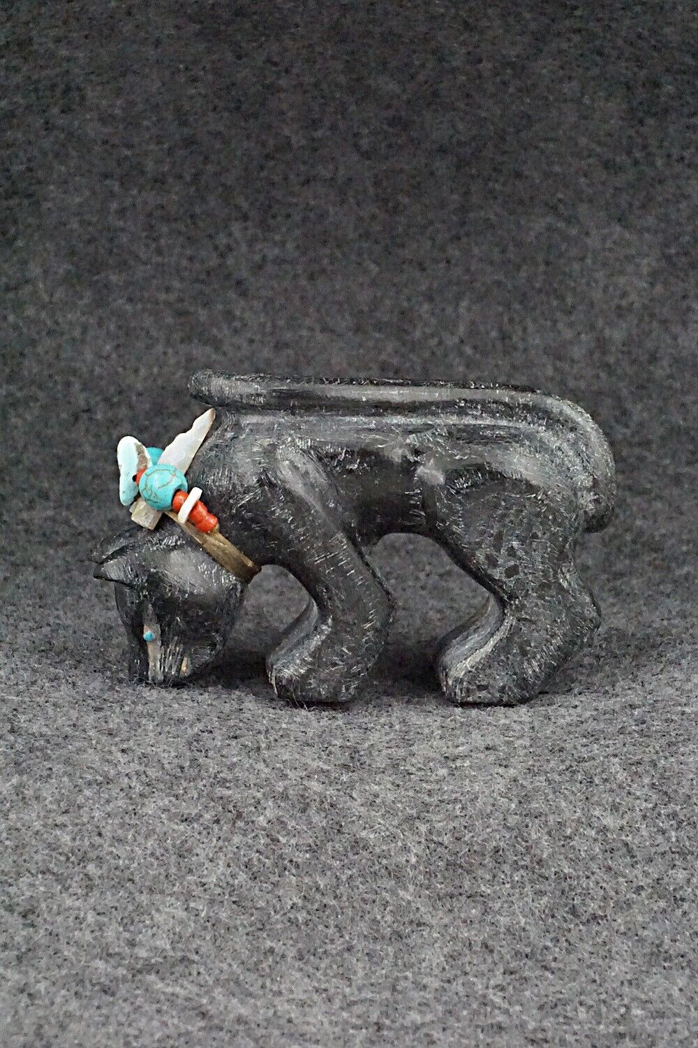 Mountain Lion Zuni Fetish Carving - Douglas Martza