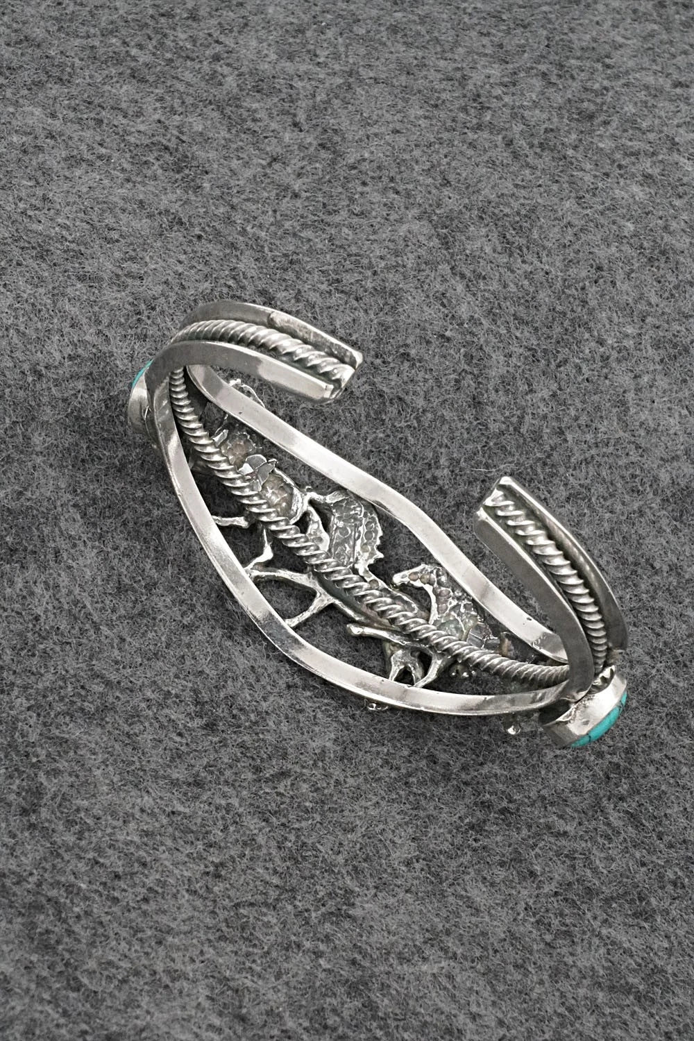 Turquoise & Sterling Silver Bracelet - Bobby Platero