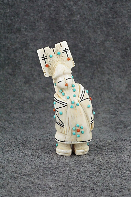 Corn Maiden Zuni Fetish Carving - Claudia Peina