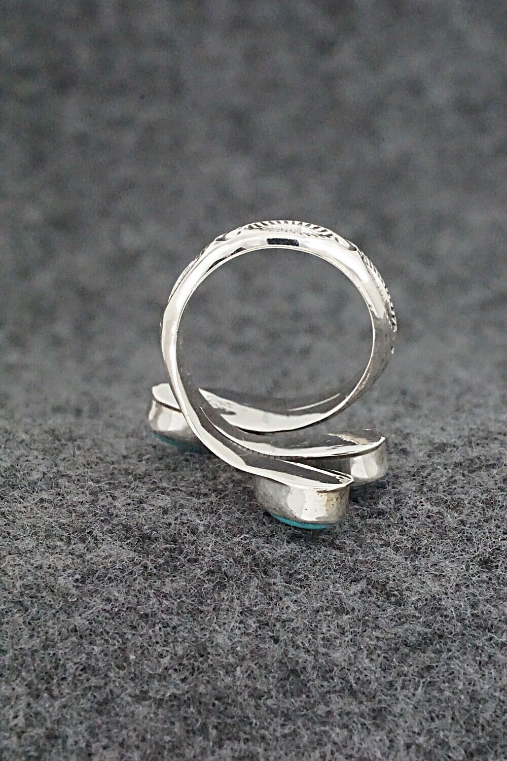 Turquoise & Sterling Silver Ring - Thomas Yazzie - Size 6