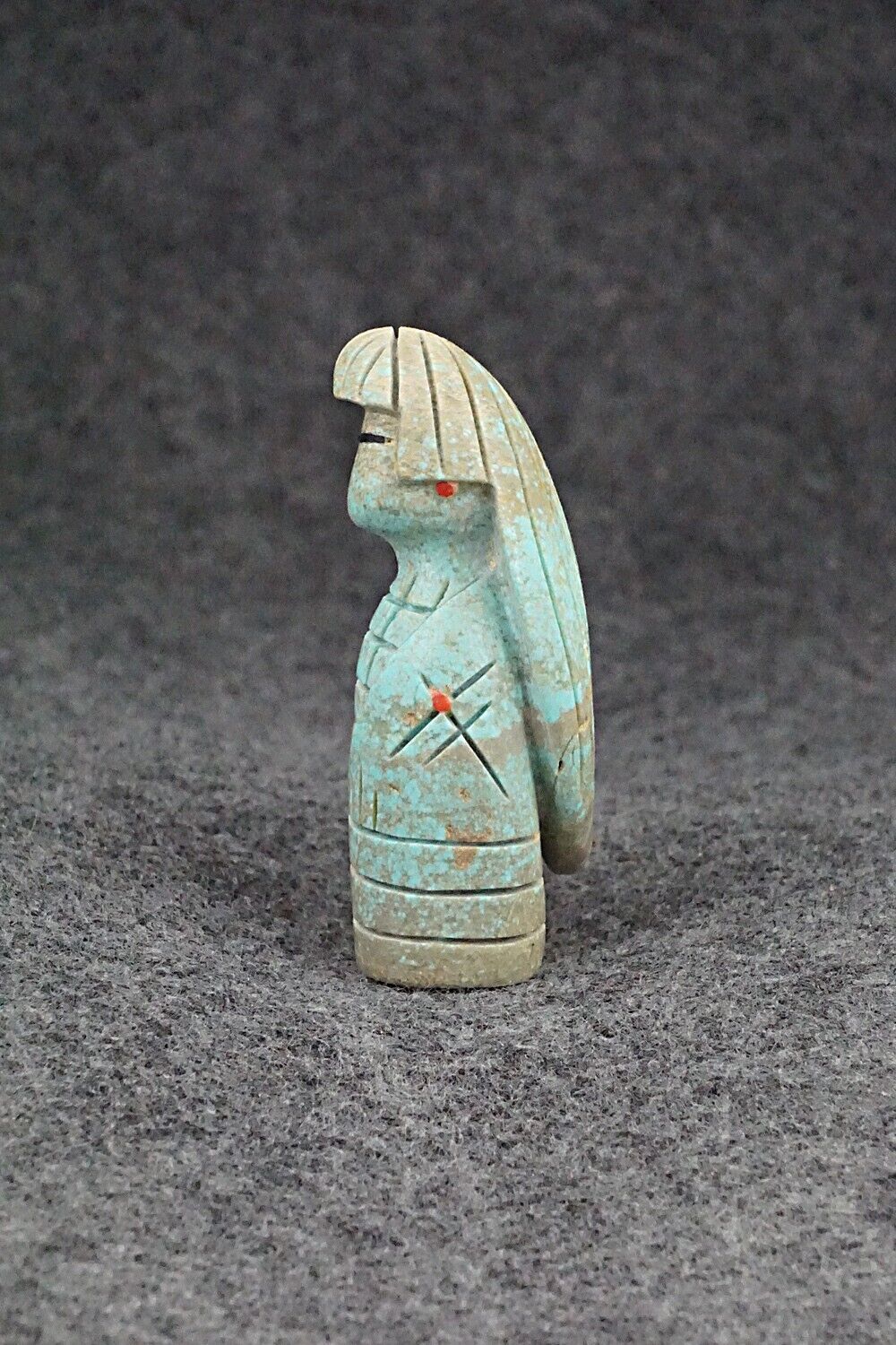 Corn Maiden Zuni Fetish Carving - Douglas Martza