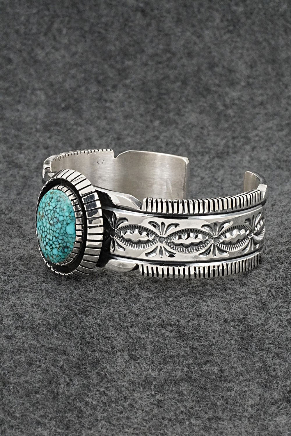 Turquoise & Sterling Silver Bracelet - Mark Yazzie