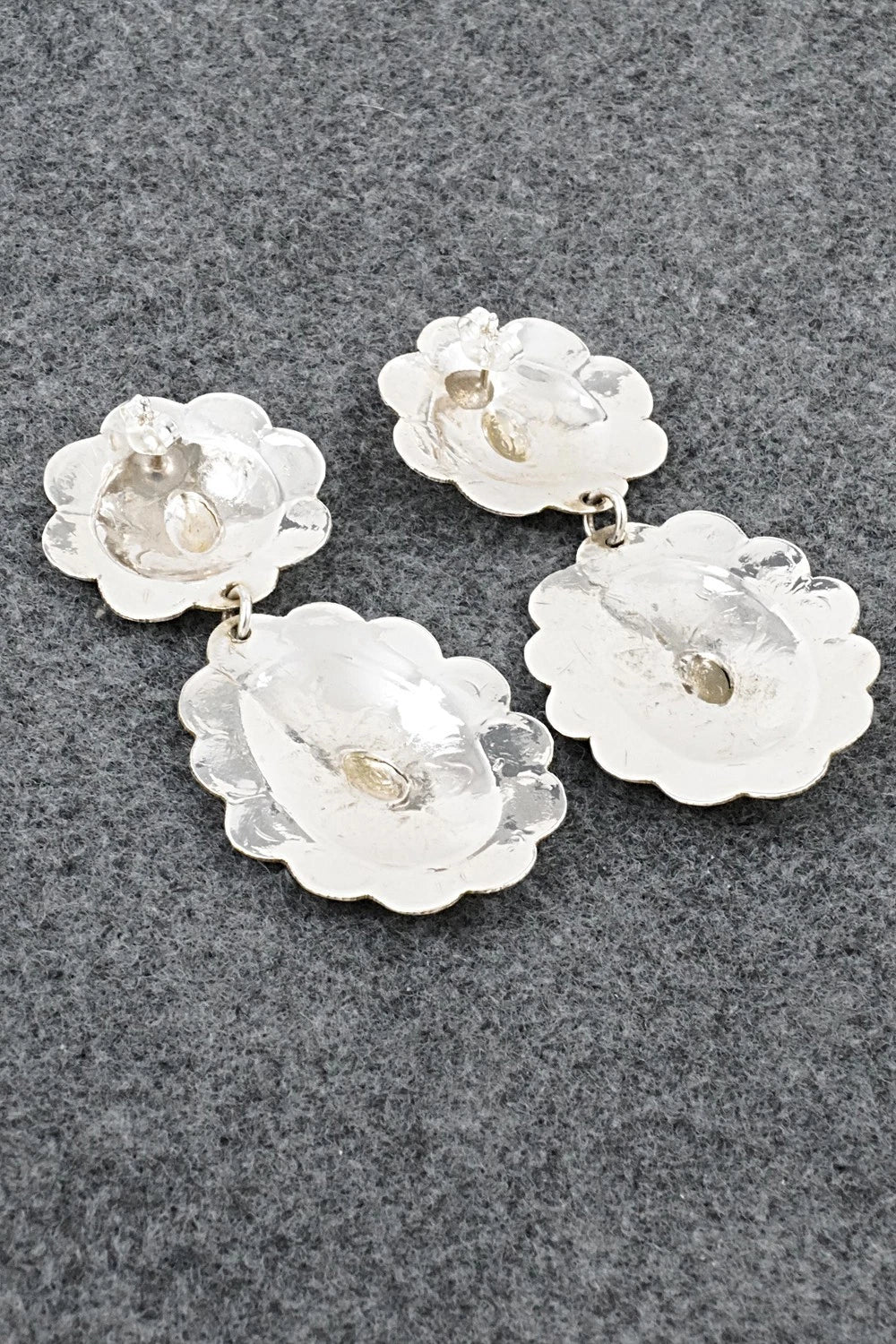 Sterling Silver Earrings - Bertha Begay
