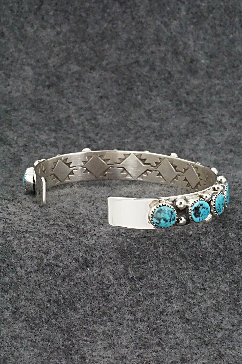 Turquoise & Sterling Silver Bracelet - Darlene Begay