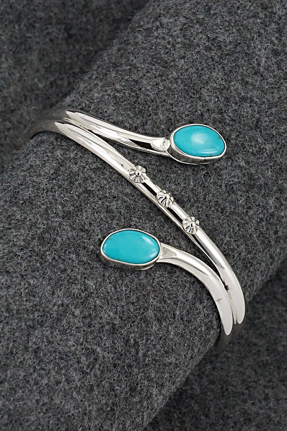 Turquoise & Sterling Silver Bracelet - Thomas Yazzie