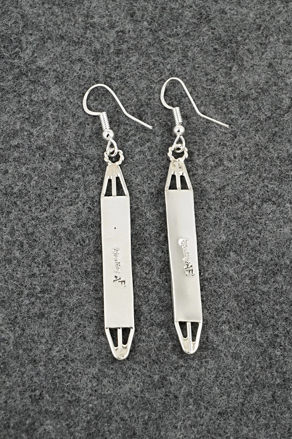 Turquoise & Sterling Silver Earrings - Andrew Enrico