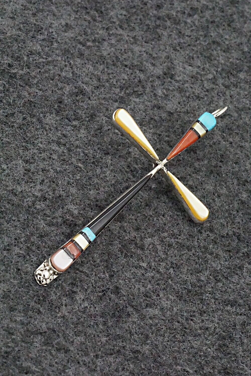 Multi-Stone & Sterling Silver Pendant - Sylvester Noche