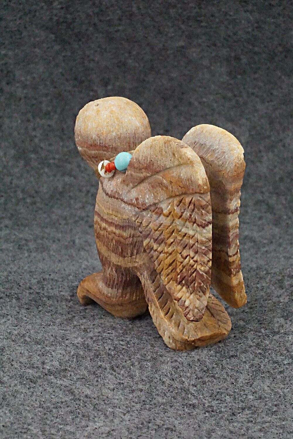 Owl Zuni Fetish Carving - Douglas Martza