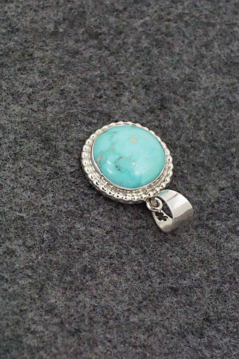 Turquoise & Sterling Silver Pendant - Byron Begay