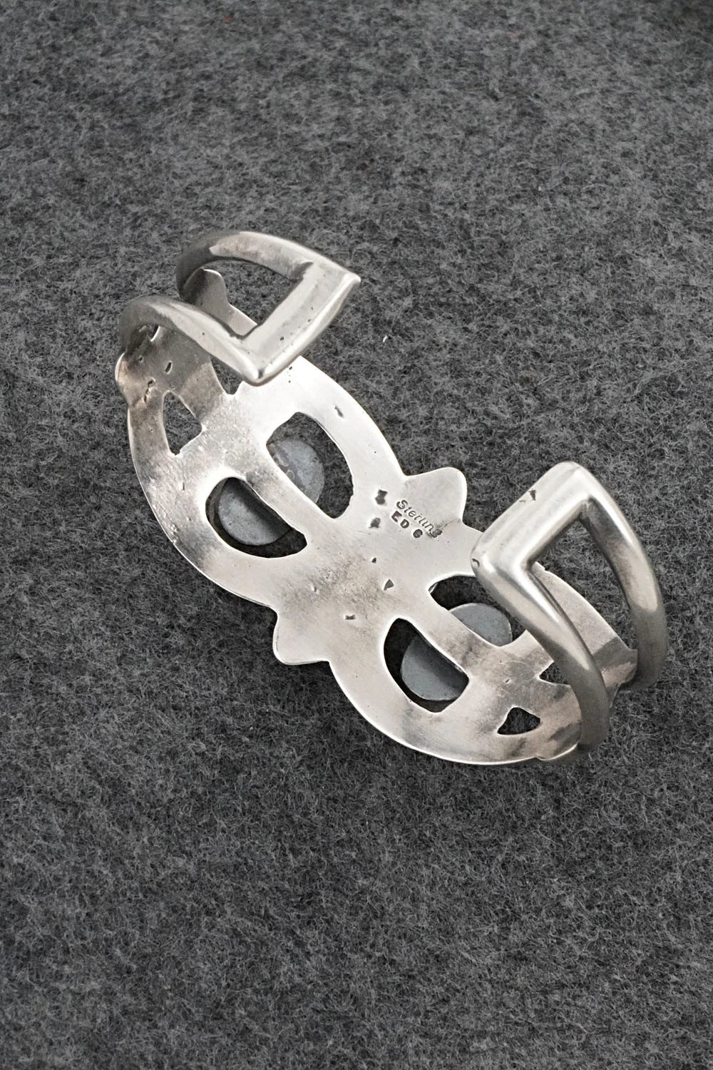 Turquoise & Sterling Silver Bracelet - Eugene Gruber