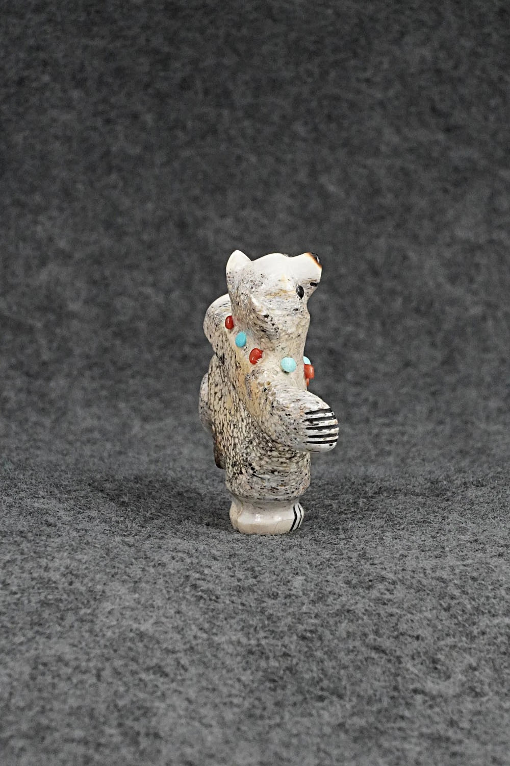 Dancing Bear Zuni Fetish Carving - Claudia Peina